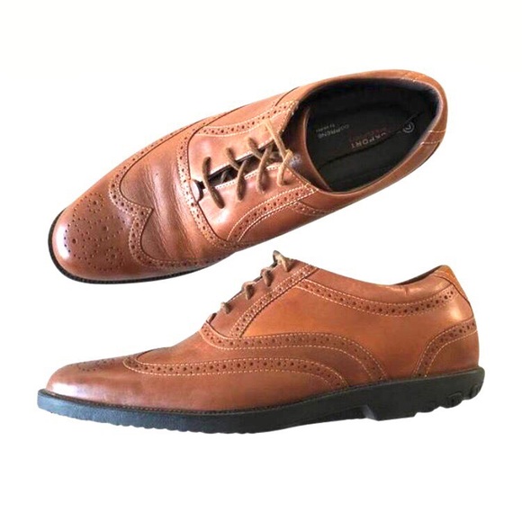 Rockport Other - Rockport Men’s Shoe Oxford Wingtip Sz 10 Brown Lac